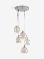 Mink Brown Bella 5 Light Cluster Ceiling Light - Image 6 of 11