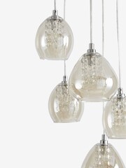 Mink Brown Bella 5 Light Cluster Ceiling Light - Image 8 of 11