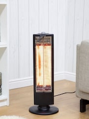 Warmlite Black WL42013 1KW Infrared Heater With Oscillation - Image 1 of 7