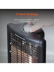 Warmlite Black WL42013 1KW Infrared Heater With Oscillation - Image 5 of 7