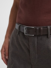 Reiss Chocolate Martin Formal Suit Belt - Image 2 of 5