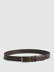 Reiss Chocolate Martin Formal Suit Belt - Image 3 of 5