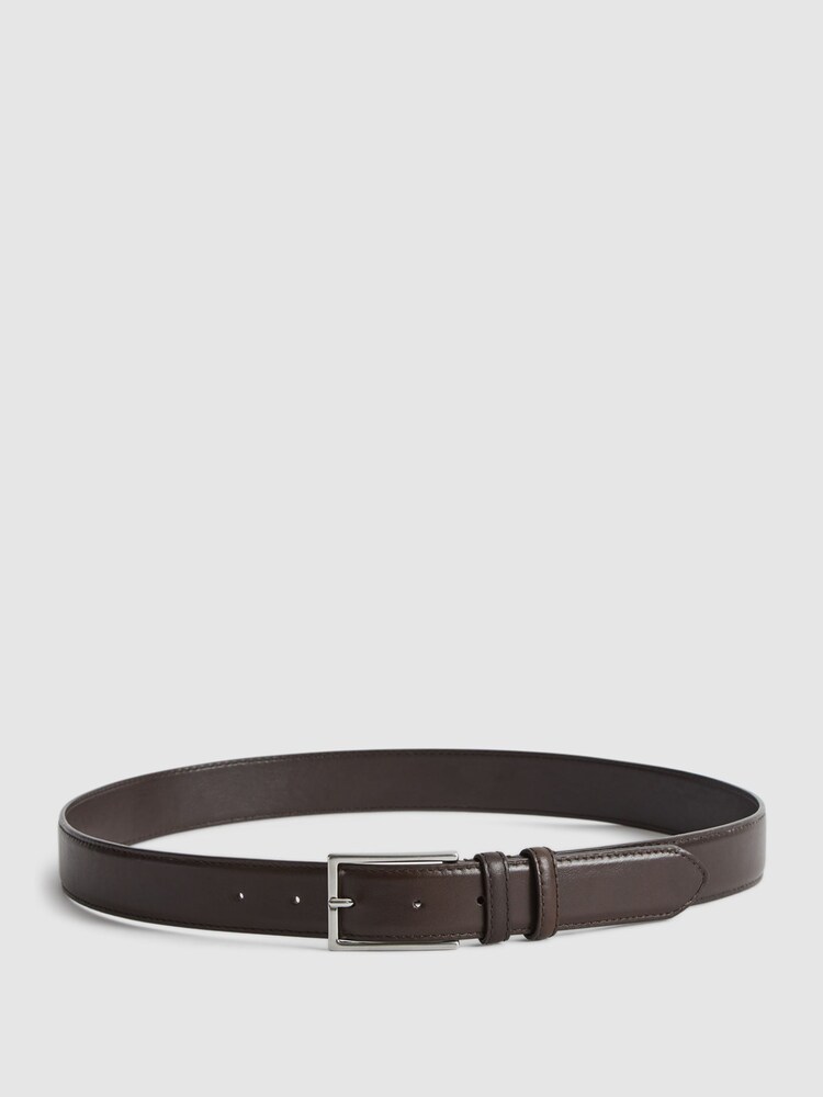 Reiss Chocolate Martin Formal Suit Belt - Image 3 of 5