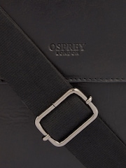 OSPREY LONDON Carter Saddle Leather Large Messenger Bag - Image 5 of 5
