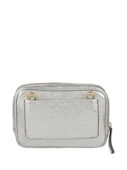 Argento - OSPREY LONDON - Roma - Borsa a tracolla in pelle italiana - Immagine 3 di 7