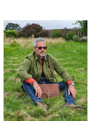 OSPREY LONDON Clayton Leather Satchel - Image 1 of 6