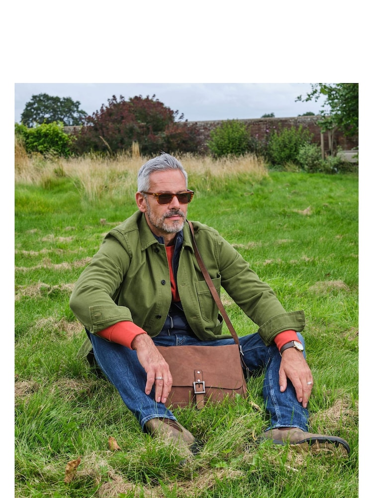 OSPREY LONDON Clayton Leather Satchel - Image 1 of 6