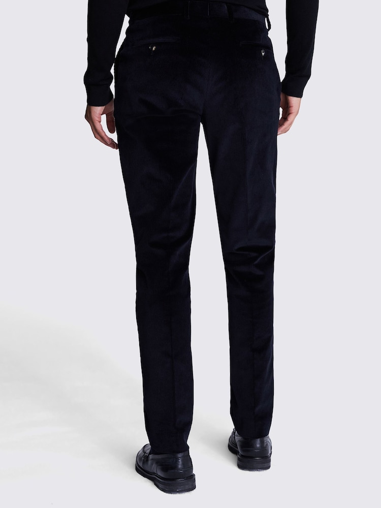Pantalones de traje ajustados de pana de Moss - Imagen 2 de 4