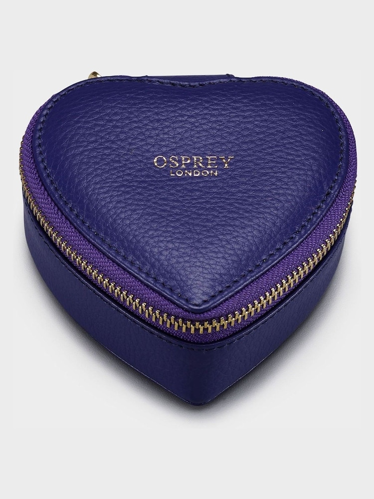 OSPREY LONDON The Tilly Heart Leather Trinket and Keyring Gift Set - Image 5 of 5 OSPREY LONDON The Tilly Heart Leather Trinket and Keyring Gift Set - Image 5 of 5