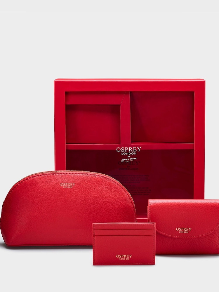 Osprey London The Tilly Grainy Hide Leather Weekend Set - Image 2 of 8