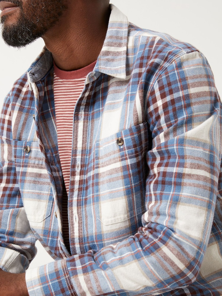 FatFace Blue Kinross Check Shirt - Image 3 of 3