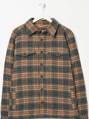 FatFace Grey Fjord Check Overshirt - Image 4 of 4