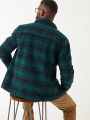 FatFace Green Fjord Ombre Overshirt - Image 2 of 4