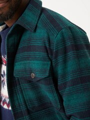 FatFace Green Fjord Ombre Overshirt - Image 3 of 4