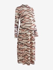 Animal Print - Netzstoff-Kleid, Umstandsmode - Bild 6 von 6