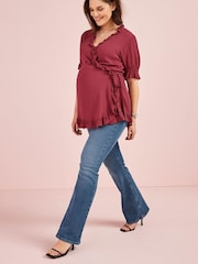 Blau - Schlagjeans (Umstandsmode) - Bild 2 von 6