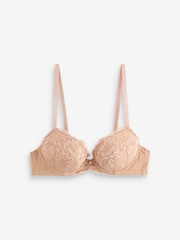 Ann Summers Black/Nude Plunge Padded Wired Sexy Lace Bras 2 Pack - Image 8 of 9