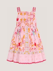 Monsoon Baby Unicorn Print Broderie Dress - 圖片 3/4