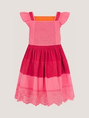 Vestido Monsoon Colour Block Bordado - Imagen 3 de 4