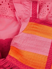 Vestido Monsoon Colour Block Bordado - Imagen 4 de 4