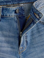 Mid Blue Slim Ripped Denim Jeans - Image 7 of 7