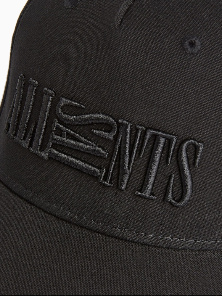 AllSaints Black Oppose 100% Cotton Cap - Image 5 of 5