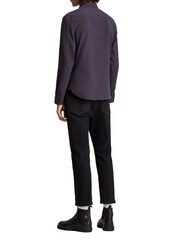 AllSaints Black Chrome Lovell Long Sleeve 100% Cotton Shirt - Image 2 of 5