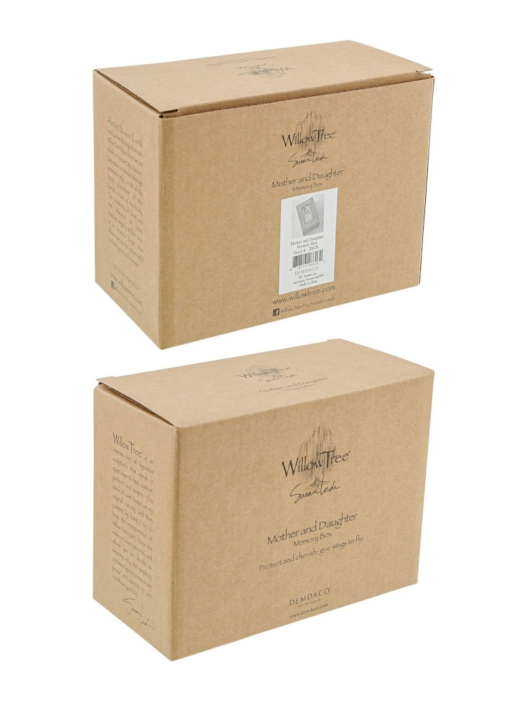 Willow Tree Grey Mother and Daughter Memory Box - Image 4 of 4