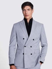 MOSS Grey Stretch Slim Fit Suit Jacket - Image 1 of 6