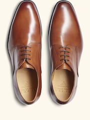 Jasnobrązowy - MOSS Alberta Performance Leather Derby Shoes - Image 2 of 4