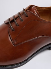 Jasnobrązowy - MOSS Alberta Performance Leather Derby Shoes - Image 4 of 4