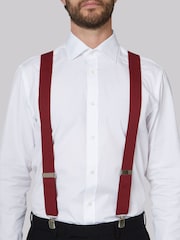 MOSS Red Clip-On Braces - Image 1 of 4