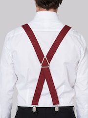 MOSS Red Clip-On Braces - Image 2 of 4