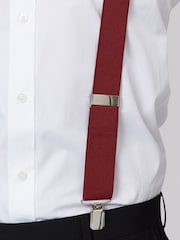 MOSS Red Clip-On Braces - Image 3 of 4