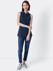 Crew Clothing Company Pink Cotton Relaxed Polo Shirt - Image 3 of 4