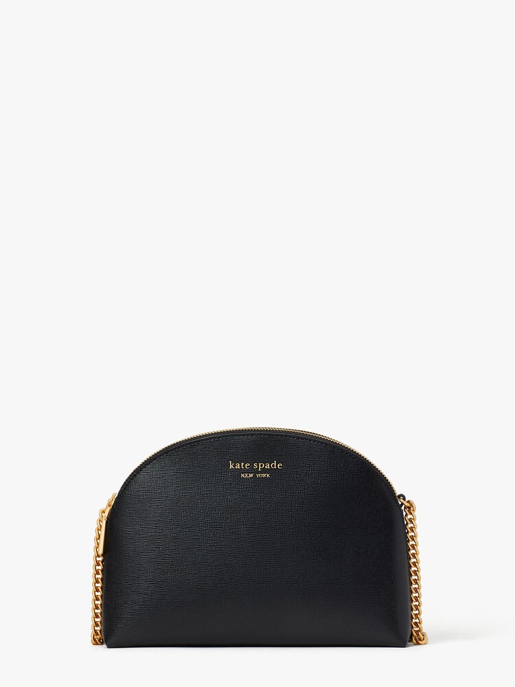 Kate Spade New York Black Morgan Saffiano Leather Dome Crossbody Bag - Image 2 of 5