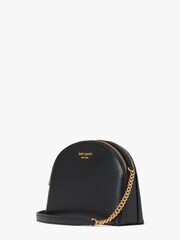 Kate Spade New York Black Morgan Saffiano Leather Dome Crossbody Bag - Image 3 of 5