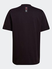 adidas Mens Black Manchester United CNY Jersey - Image 6 of 6