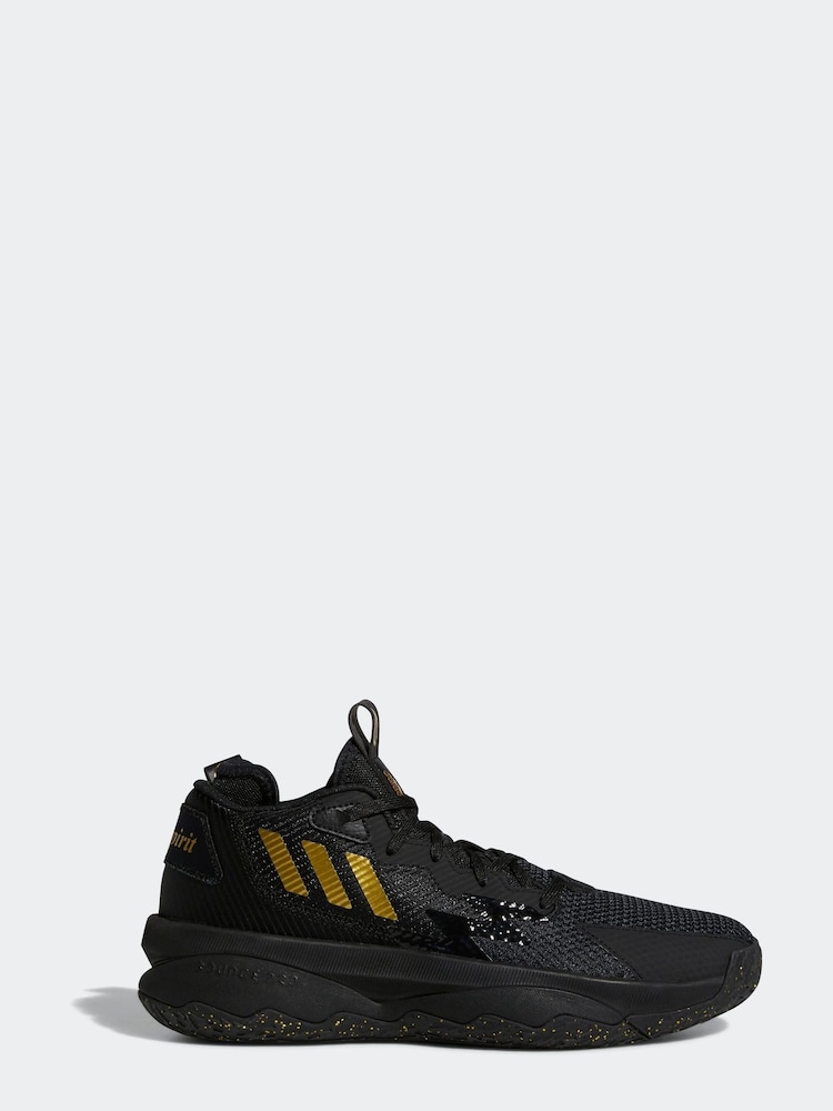 adidas Dame 8 Black Trainers - Image 1 of 7