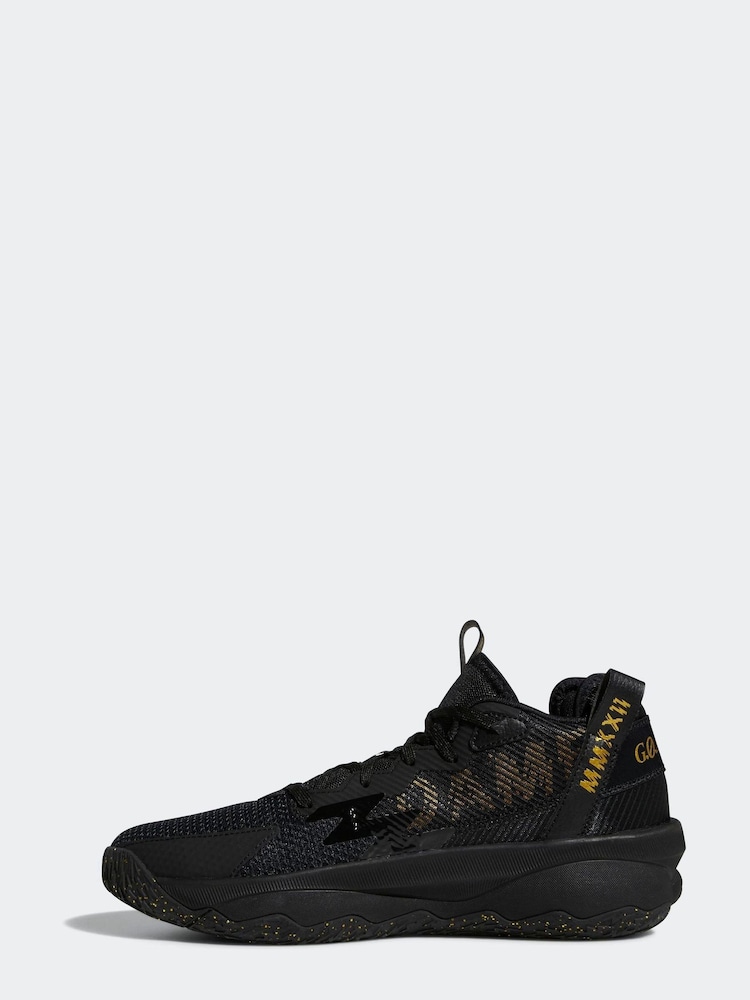 adidas Dame 8 Black Trainers - Image 2 of 7