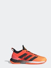 adidas Adizero Ubersonic 4 Tennis Black Trainers - Image 1 of 7
