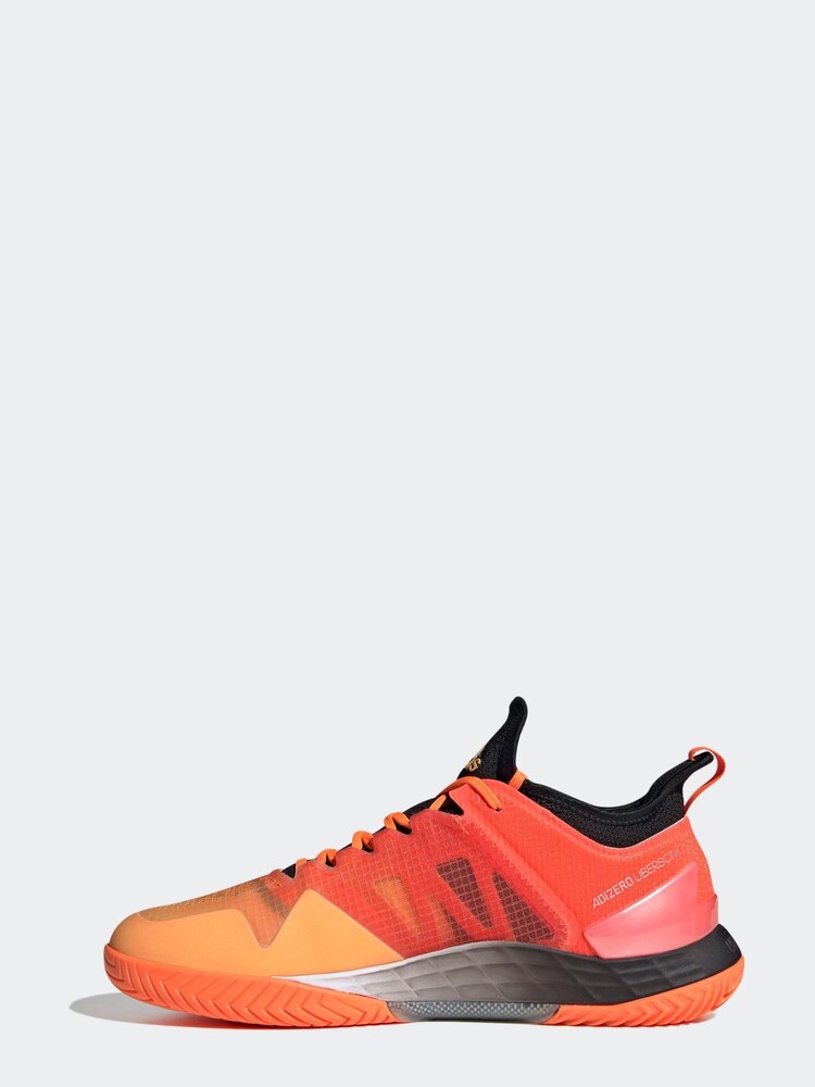 adidas Adizero Ubersonic 4 Tennis Black Trainers - Image 2 of 7