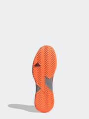 adidas Adizero Ubersonic 4 Tennis Black Trainers - Image 6 of 7