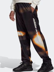 adidas Originals Black Graphics Y2K Tracksuit Bottoms - Image 1 of 7
