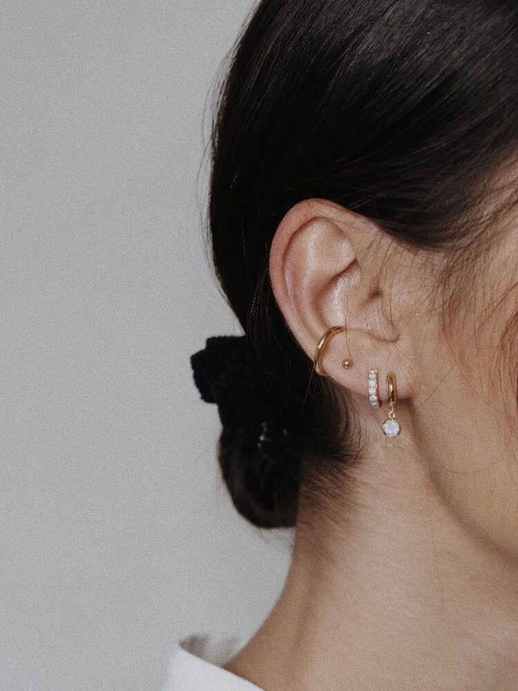 Orelia London Ear Party Earrings Made With Swarovski® Crystals - Image 3 of 3