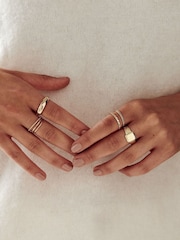 Orelia London Mixed Multi Ring Pack - Image 2 of 2