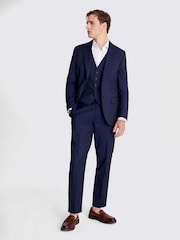 MOSS Ink Blue Suit Jacket - Image 11 of 13