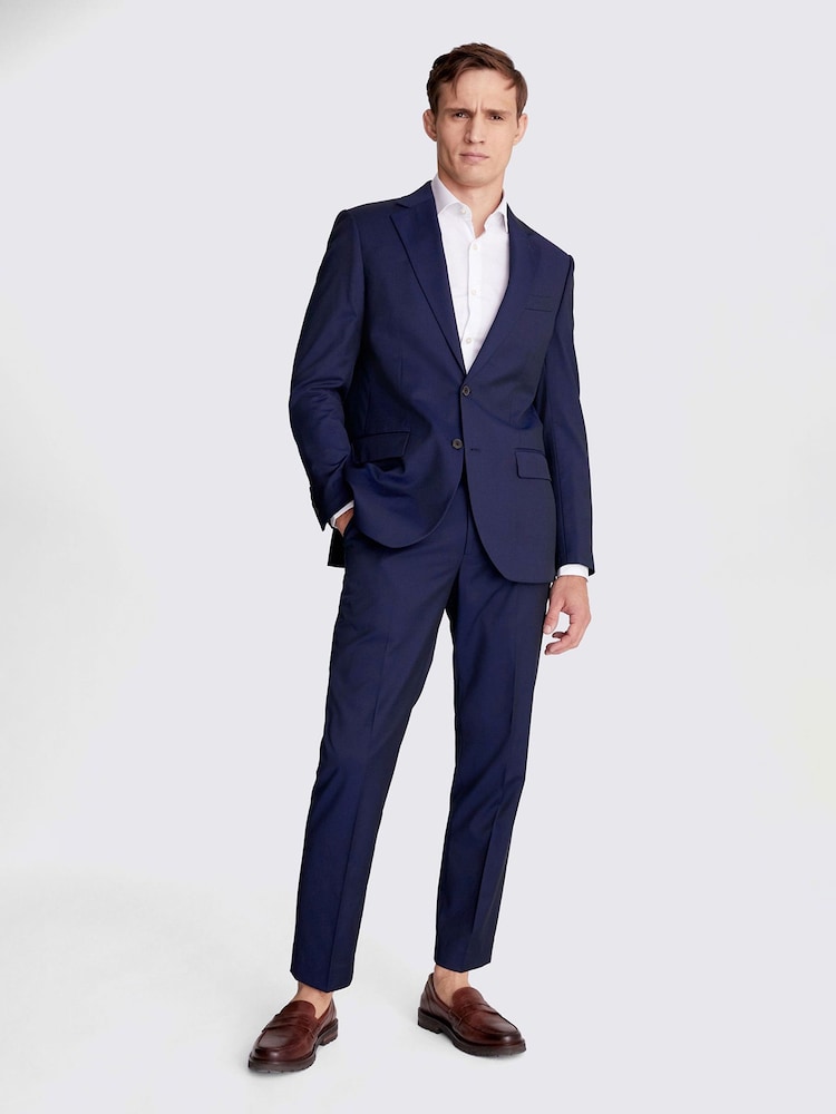 MOSS Ink Blue Suit Jacket - Image 13 of 13
