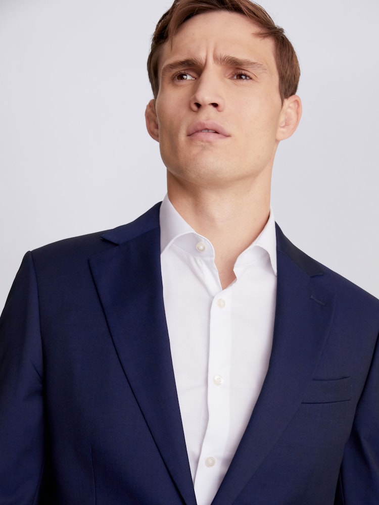 MOSS Ink Blue Suit Jacket - Image 7 of 13