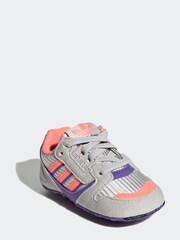 adidas Originals Grey ZX 8000 Trainers - Image 3 of 7
